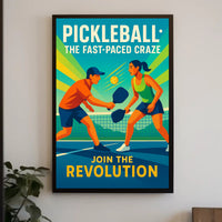 Pickleball Revolution Wall Art for Sports Lovers PosterGoat