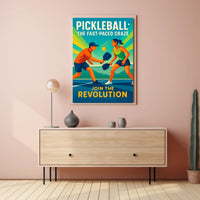Pickleball Revolution Wall Art for Sports Lovers PosterGoat