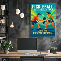Pickleball Revolution Wall Art for Sports Lovers PosterGoat