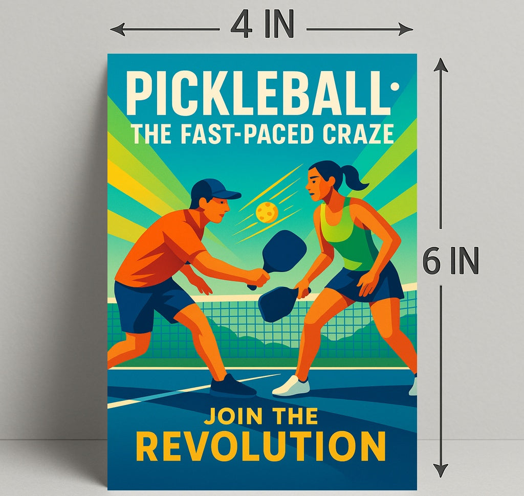 Pickleball Revolution Wall Art for Sports Lovers PosterGoat