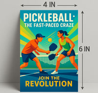 Pickleball Revolution Wall Art for Sports Lovers PosterGoat