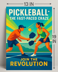 Pickleball Revolution Wall Art for Sports Lovers PosterGoat