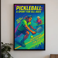 Pickleball Sport for All Ages Wall Art PosterGoat