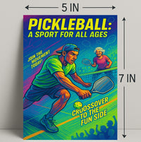 Pickleball Sport for All Ages Wall Art PosterGoat