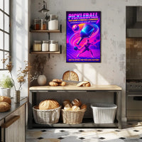 Pickleball The Game of Finesse Strategy Poster PosterGoat