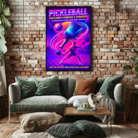 Pickleball The Game of Finesse Strategy Poster PosterGoat
