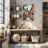 Picturesque Alsace Village Scenic Travel Poster PosterGoat