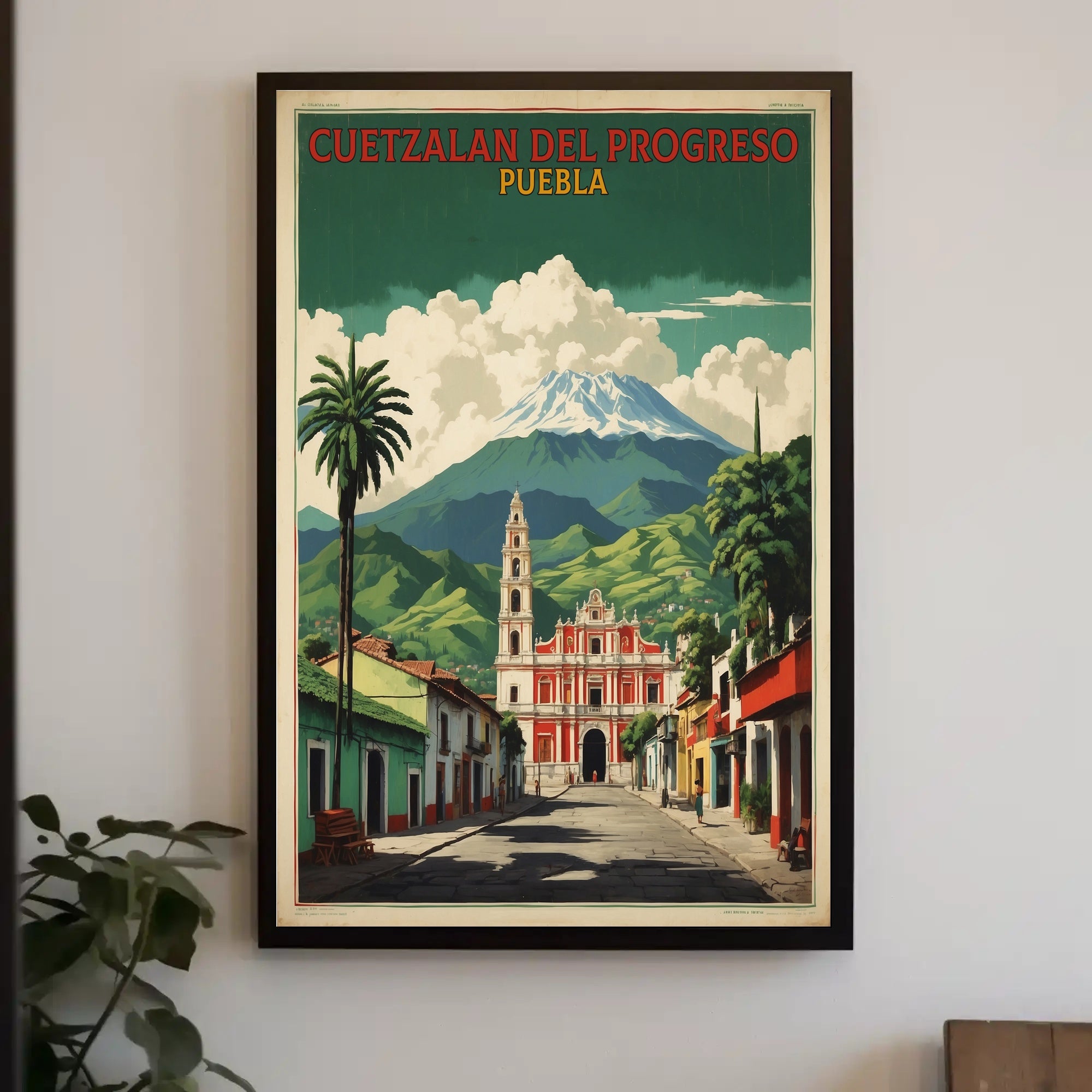 Picturesque Cuetzalan Puebla Travel Poster PosterGoat
