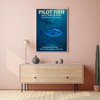 Pilot Fish SharkS Little Wingman Poster PosterGoat