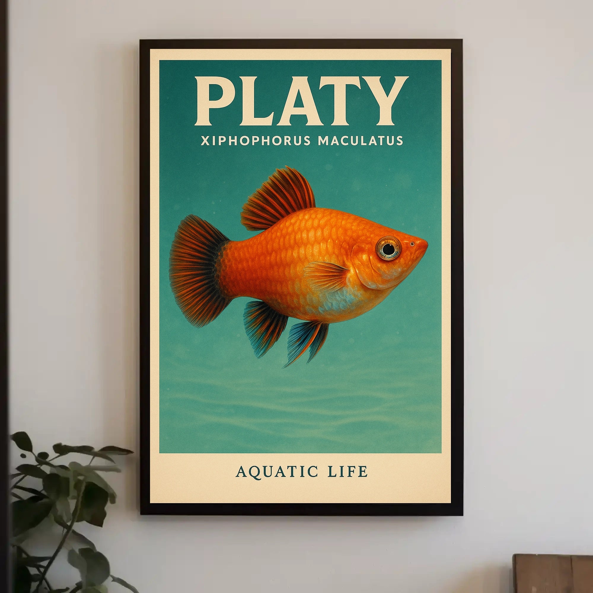 Platy Aquatic Life Poster PosterGoat