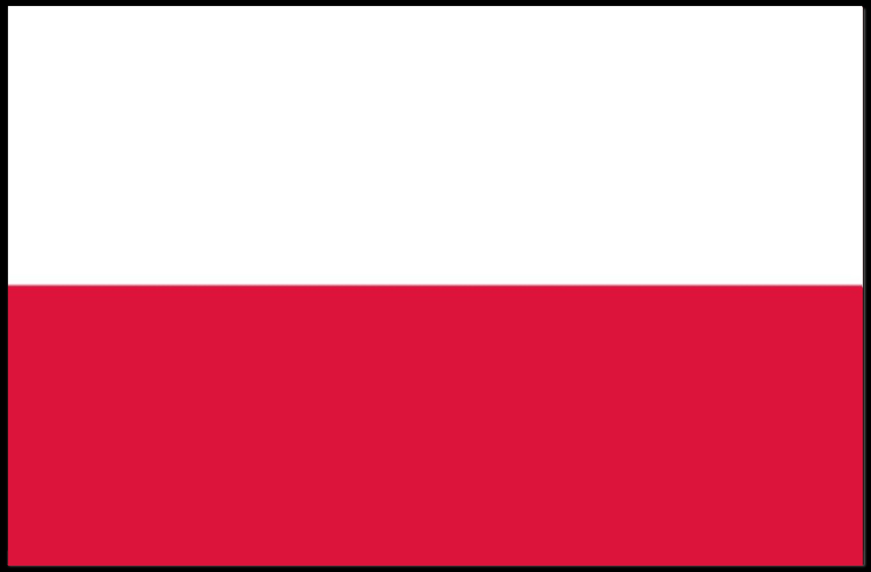Polish National Flag Minimalistic Country Flag Poster PosterGoat