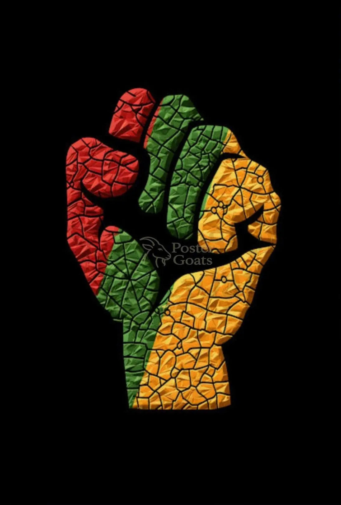 Political Unity and Resistance Artistic Design Poster PosterGoat