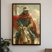 Post-Apocalyptic Survival Scene Futuristic Sci-Fi Poster PosterGoat