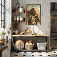 Post-Apocalyptic Survival Scene Futuristic Sci-Fi Poster PosterGoat