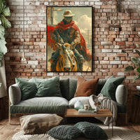 Post-Apocalyptic Survival Scene Futuristic Sci-Fi Poster PosterGoat