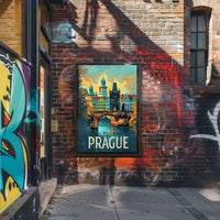 Prague Scenic View Travel Poster PosterGoat