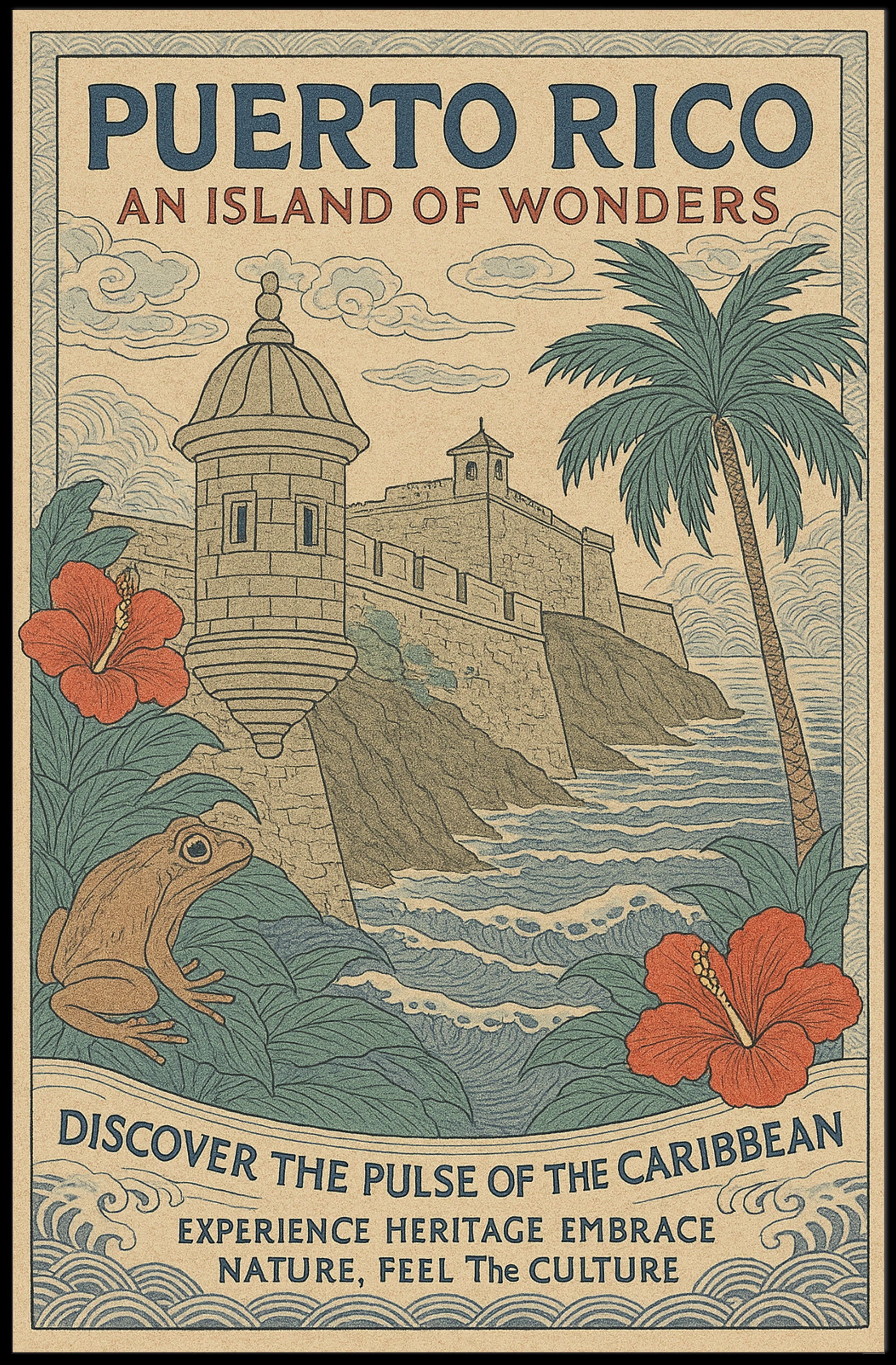 Puerto Rico An Island Of Wonders Poster PosterGoat