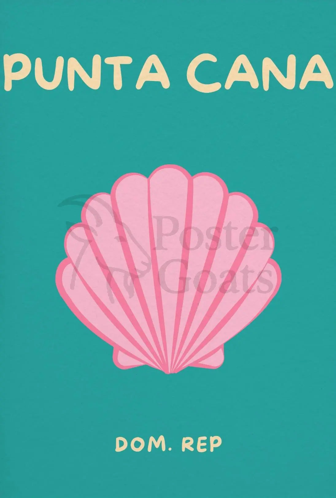 Punta Cana Coastal Vibes Travel Poster PosterGoat