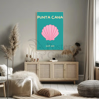 Punta Cana Coastal Vibes Travel Poster PosterGoat