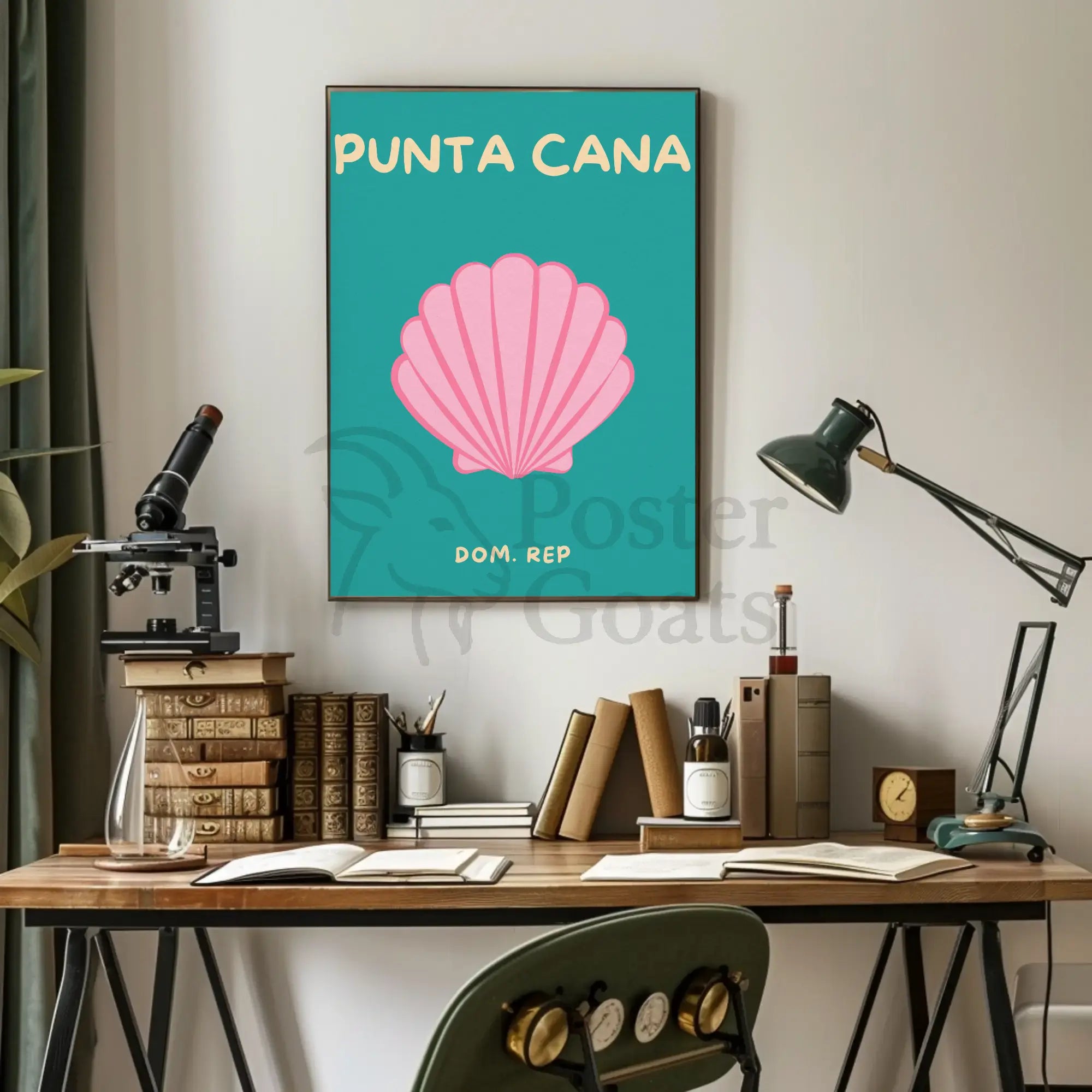 Punta Cana Coastal Vibes Travel Poster PosterGoat