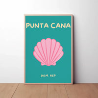 Punta Cana Coastal Vibes Travel Poster PosterGoat