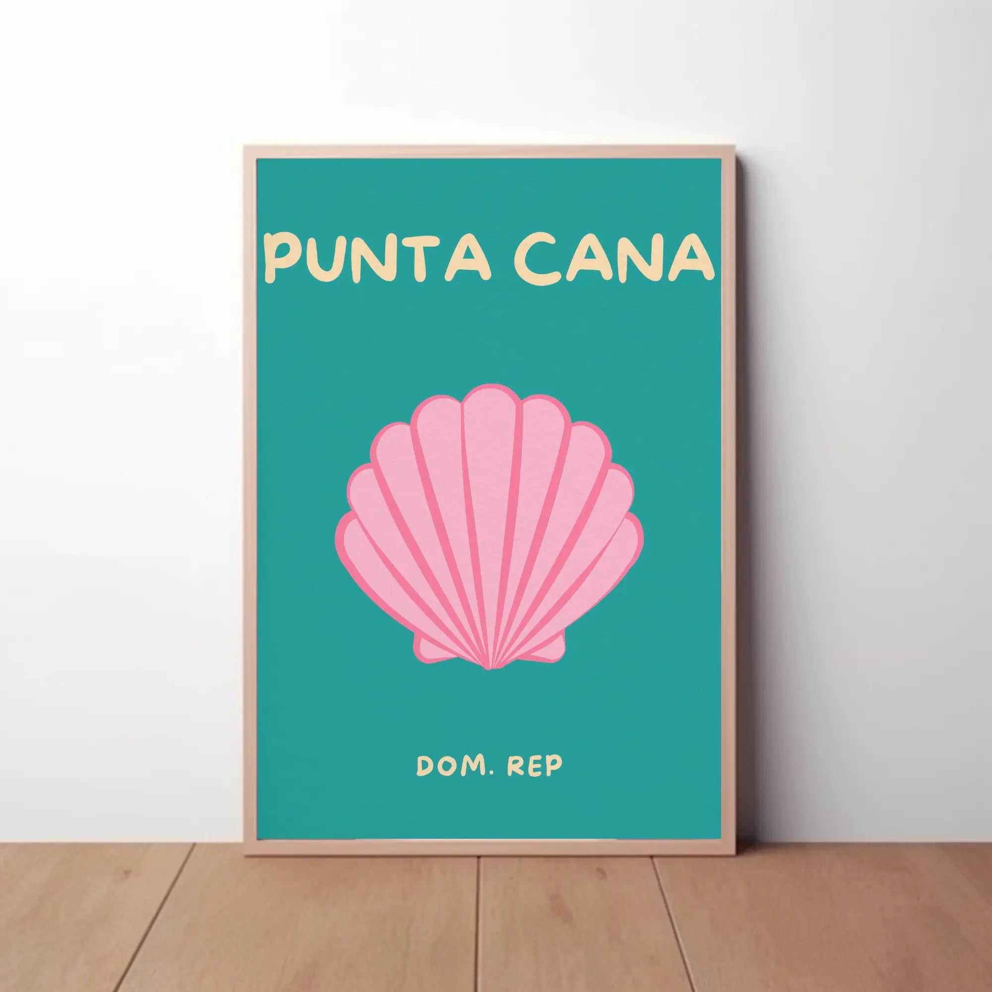 Punta Cana Coastal Vibes Travel Poster PosterGoat