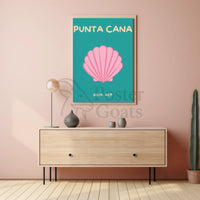 Punta Cana Coastal Vibes Travel Poster PosterGoat