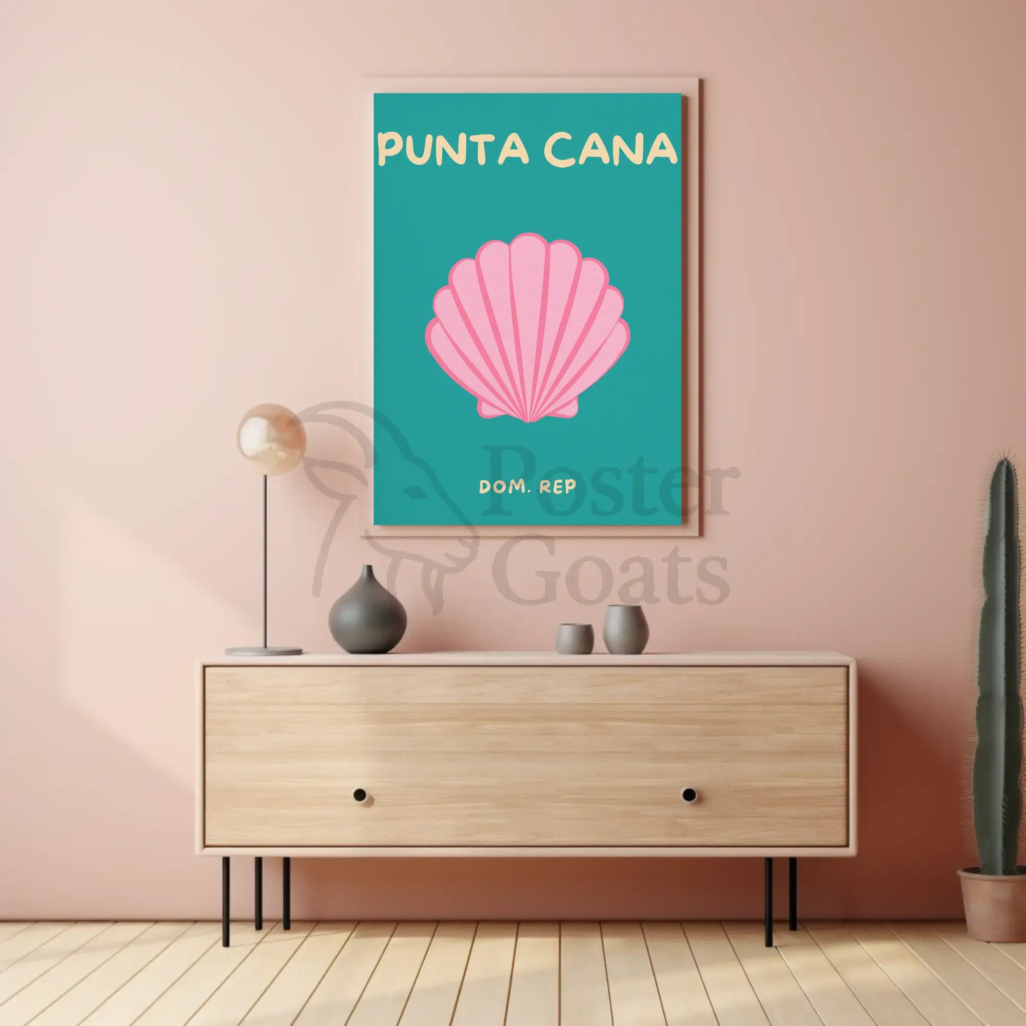 Punta Cana Coastal Vibes Travel Poster PosterGoat
