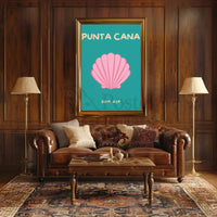 Punta Cana Coastal Vibes Travel Poster PosterGoat