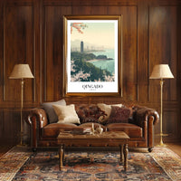 Qingdao Coastal Tranquility: Urban and Nature Travel Poster PosterGoat
