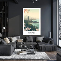 Qingdao Coastal Tranquility: Urban and Nature Travel Poster PosterGoat