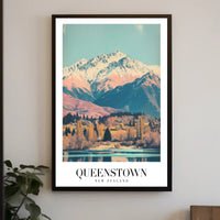 Queenstown Scenic Travel Poster PosterGoat