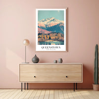 Queenstown Scenic Travel Poster PosterGoat