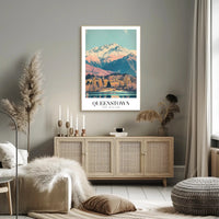 Queenstown Scenic Travel Poster PosterGoat
