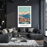 Queenstown Scenic Travel Poster PosterGoat