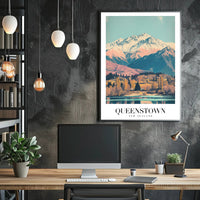 Queenstown Scenic Travel Poster PosterGoat