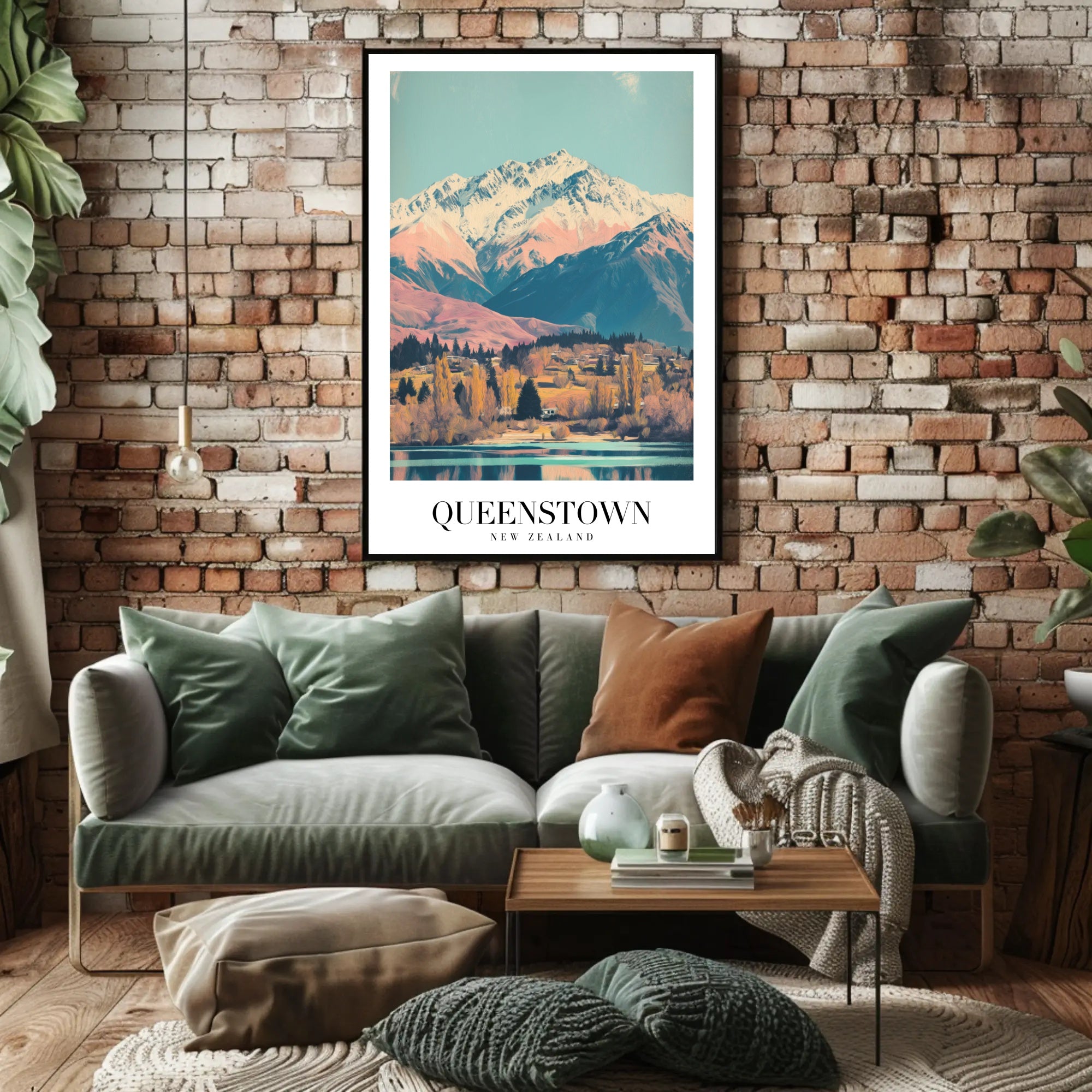 Queenstown Scenic Travel Poster PosterGoat