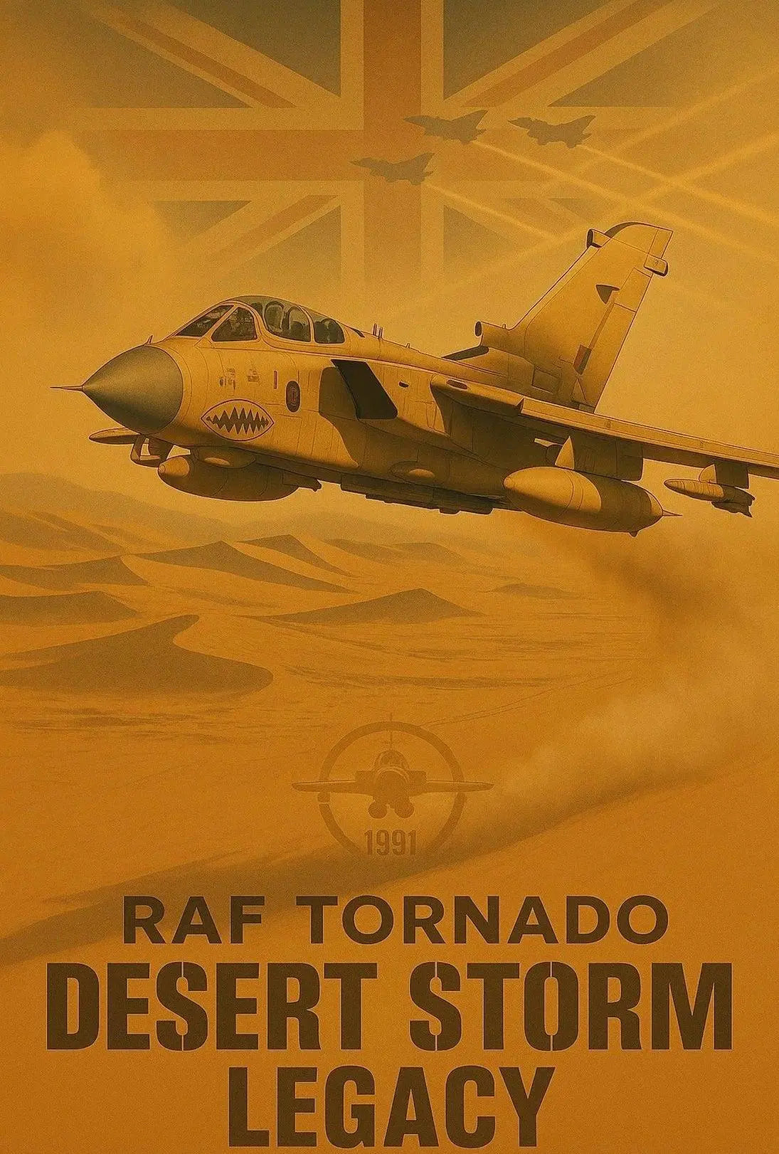 RAF Tornado Desert Storm Legacy Poster - Military Propaganda Poster PosterGoat