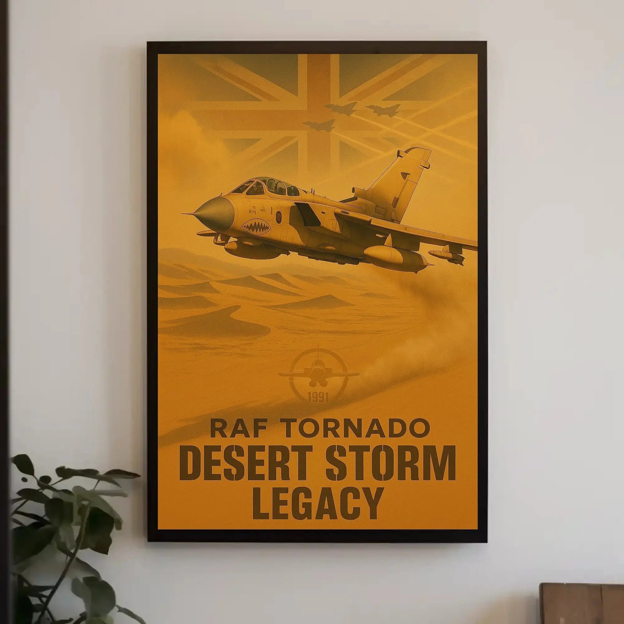 RAF Tornado Desert Storm Legacy Poster - Military Propaganda Poster PosterGoat