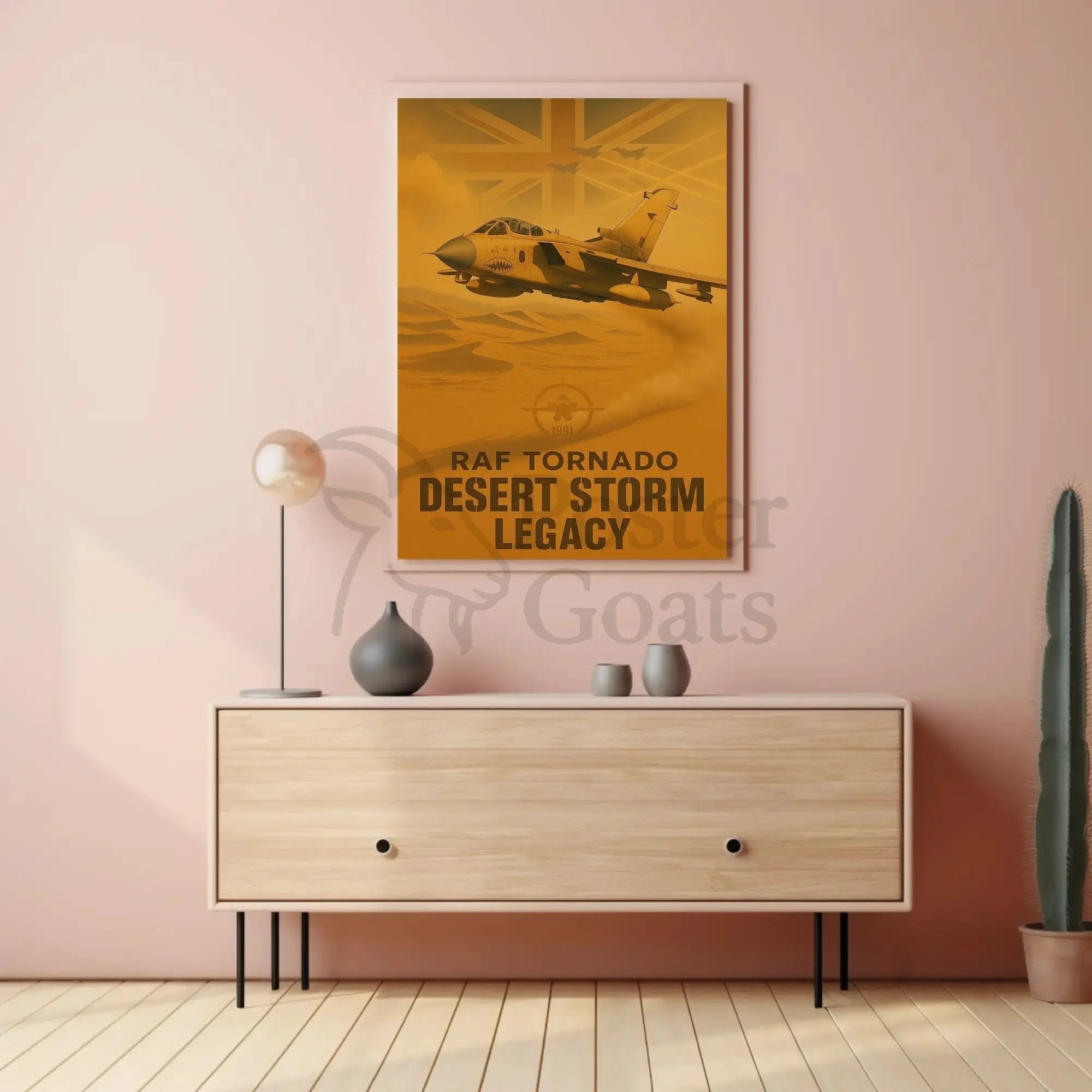RAF Tornado Desert Storm Legacy Poster - Military Propaganda Poster PosterGoat