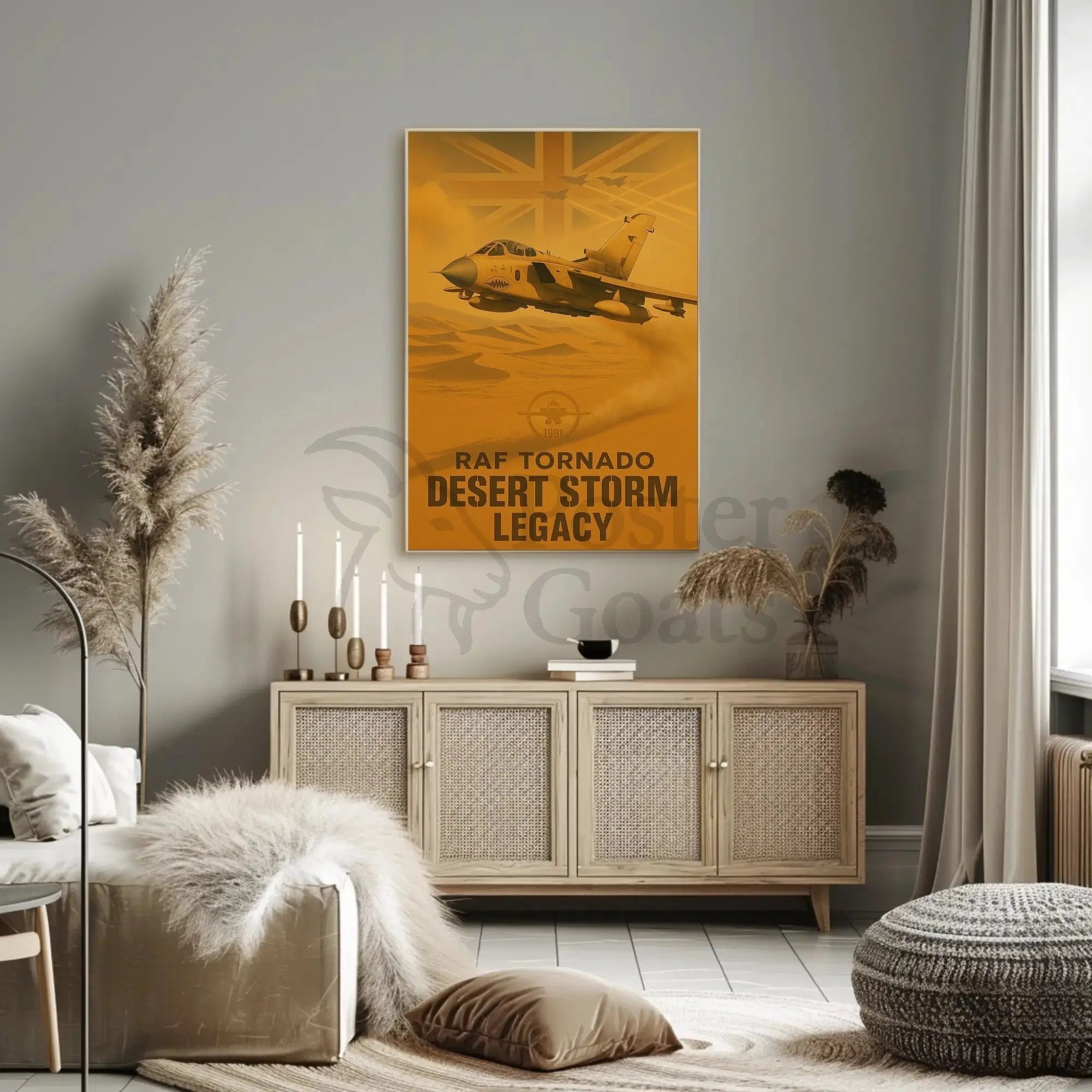 RAF Tornado Desert Storm Legacy Poster - Military Propaganda Poster PosterGoat