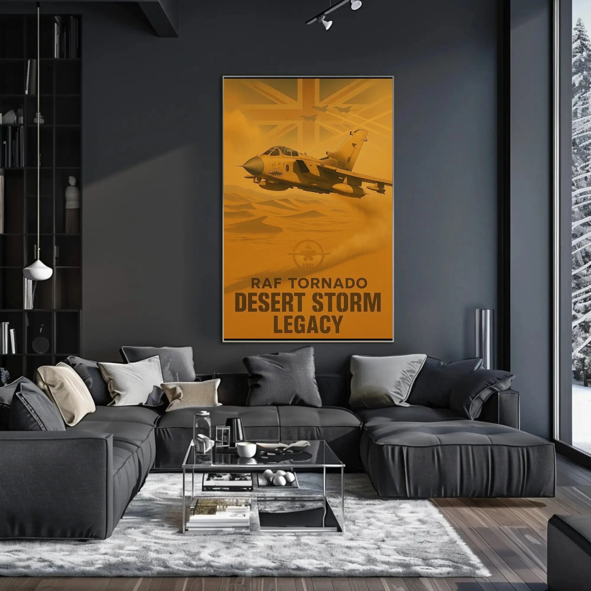 RAF Tornado Desert Storm Legacy Poster - Military Propaganda Poster PosterGoat