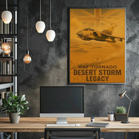 RAF Tornado Desert Storm Legacy Poster - Military Propaganda Poster PosterGoat