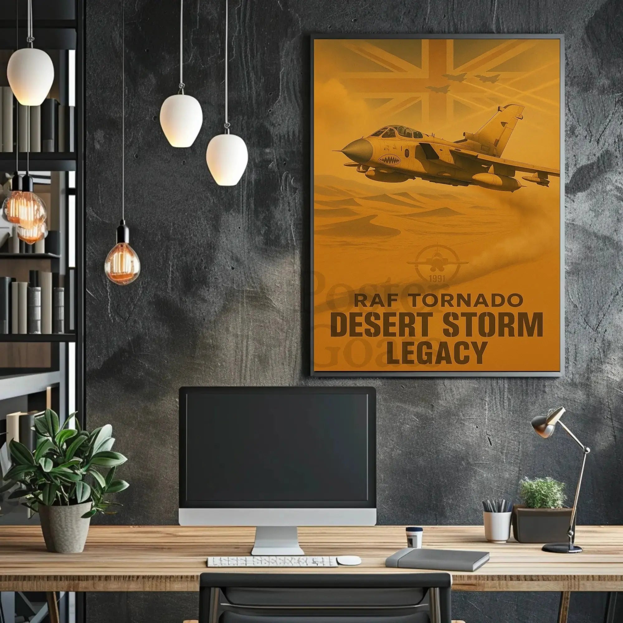 RAF Tornado Desert Storm Legacy Poster - Military Propaganda Poster PosterGoat