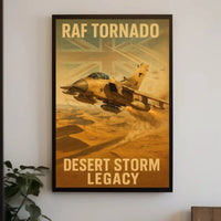 RAF Tornado Desert Storm Poster PosterGoat