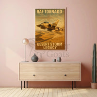 RAF Tornado Desert Storm Poster PosterGoat