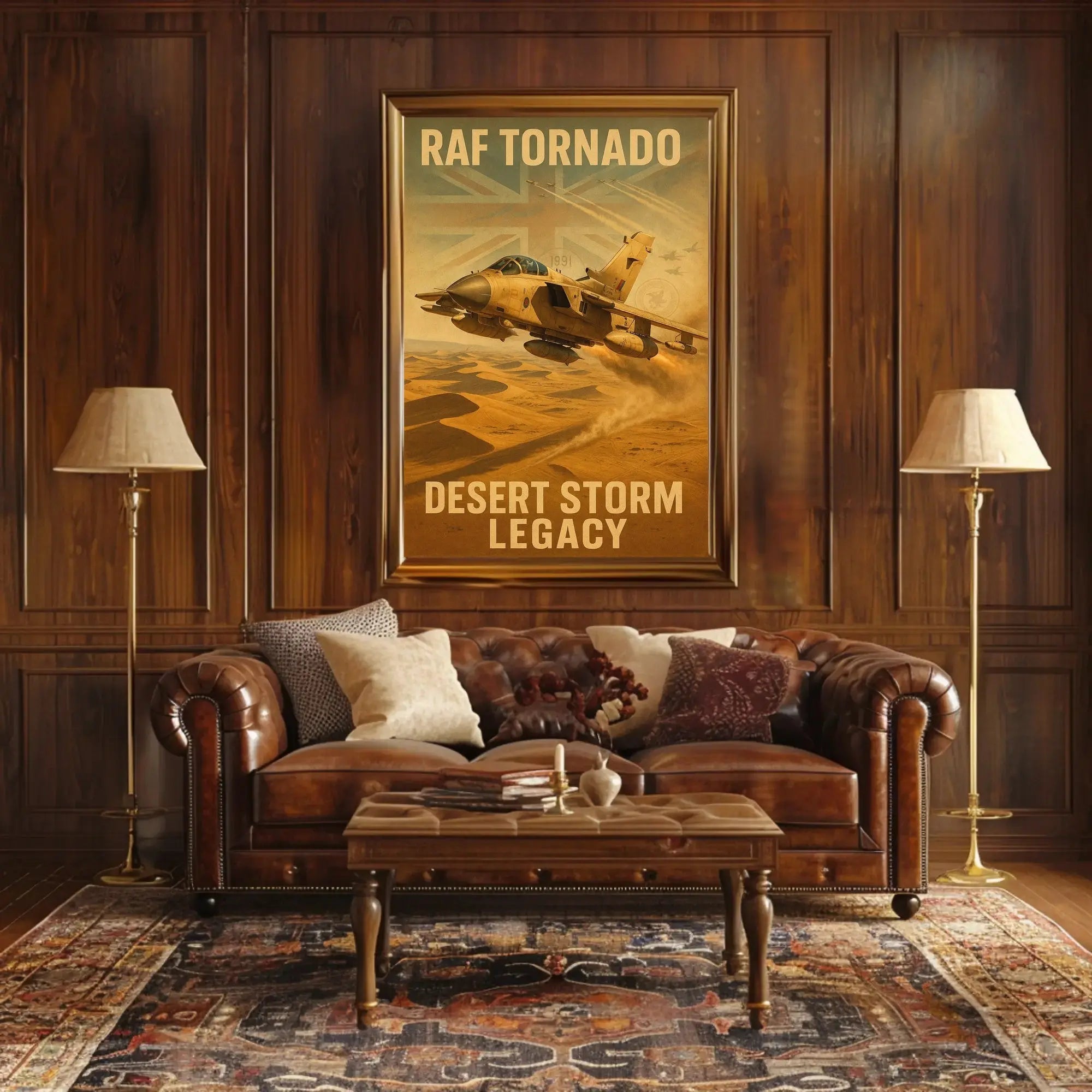 RAF Tornado Desert Storm Poster PosterGoat