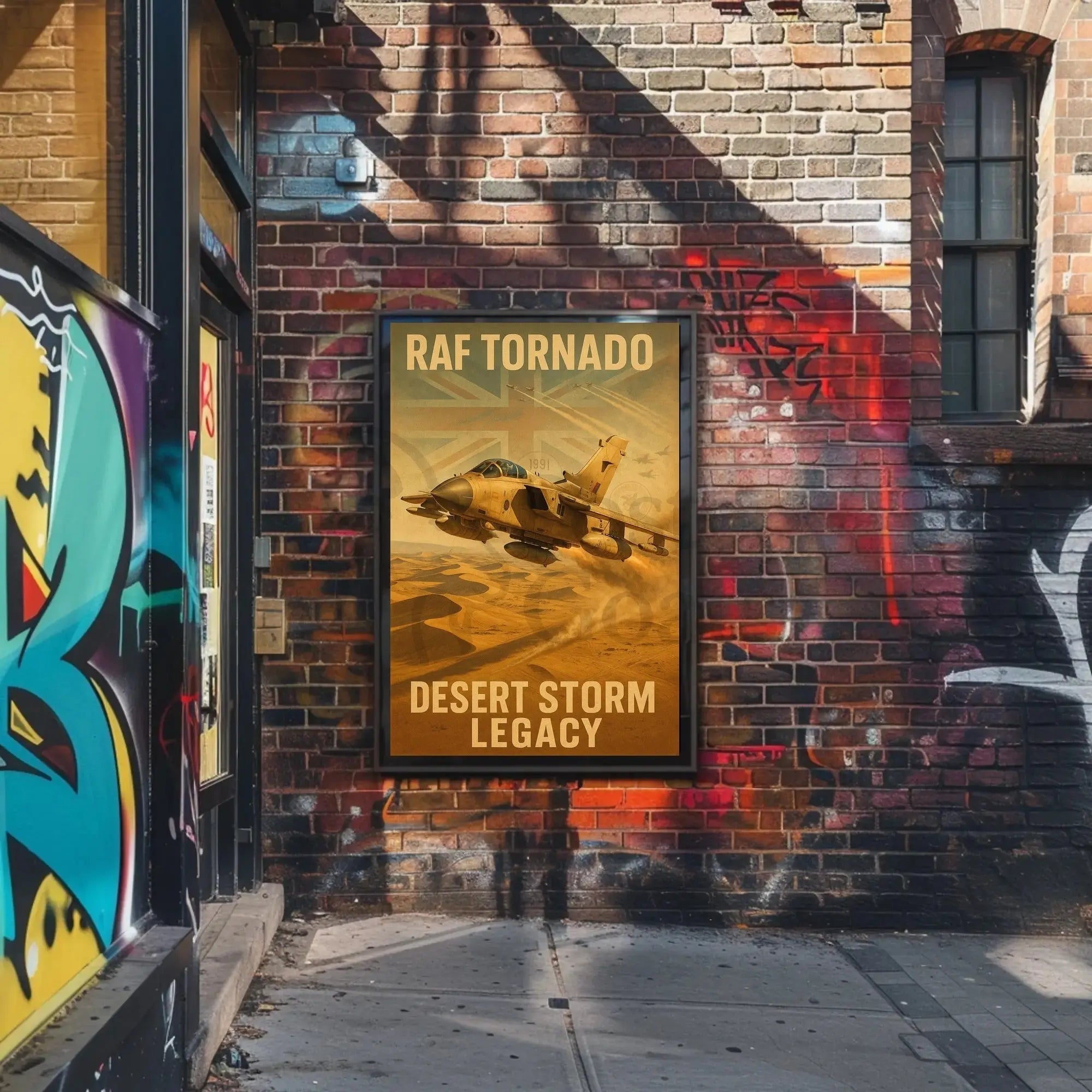RAF Tornado Desert Storm Poster PosterGoat