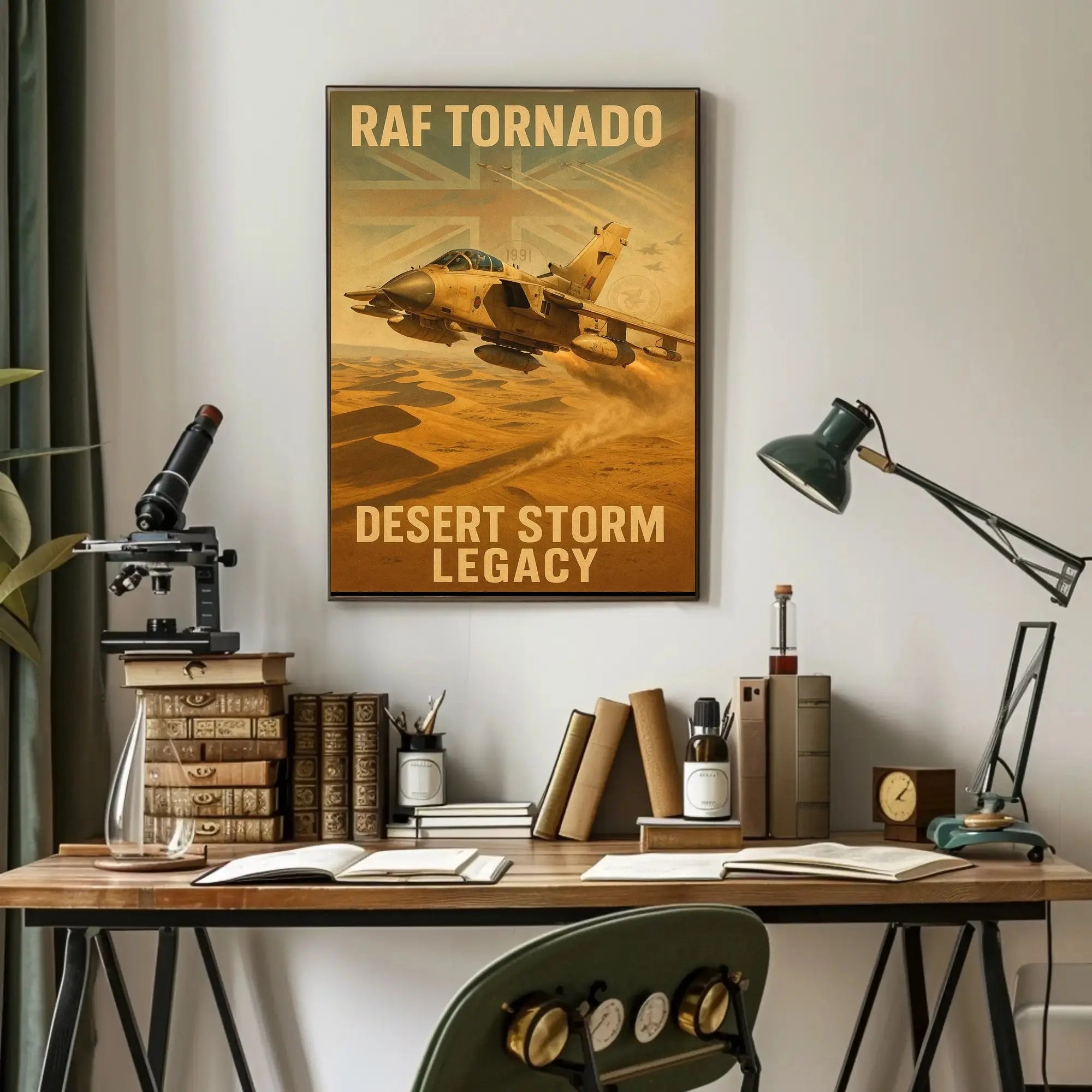 RAF Tornado Desert Storm Poster PosterGoat
