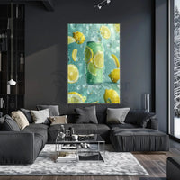 Refreshing Citrus Beverage Can: Artistic, Surrealism, Pop Culture Poster PosterGoat